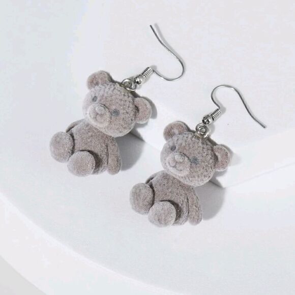 Teddy Bear Earrings   - Picture 4 of 4